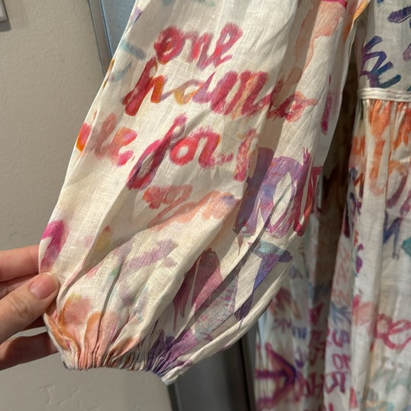 Zimmermann | Dress | Dancer Panelled Bodice | NWT | Size AU 1 | Midi Dress - Picture 9 of 9